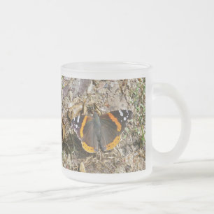 Tasse Givré Papillon de l'amiral rouge