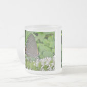 Tasse Givré Papillon gris Hairstreak (Devant gauche)