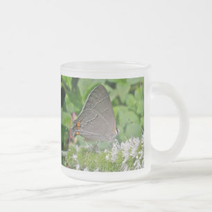 Tasse Givré Papillon gris Hairstreak