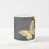 Tasse Givré Papillons blancs et dorés (Centre)