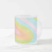 Tasse Givré Pâque arc-en-ciel pastel (Devant droit)