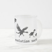 Tasse Givré Parfois, l'évolution suce (Devant droit)