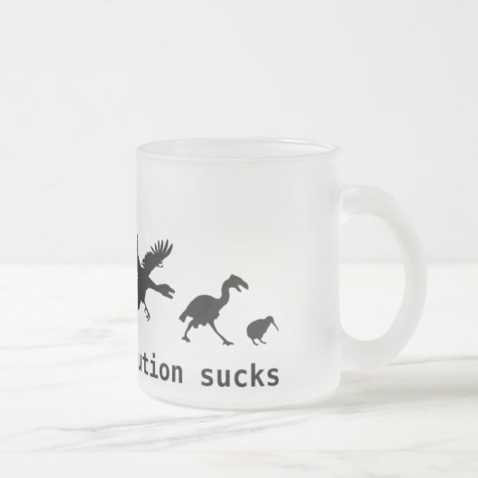 Tasse Givré Parfois, l'évolution suce (Droit)