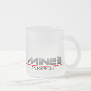Tasse Givré Parodie GTR de R33 Nissan Skyline