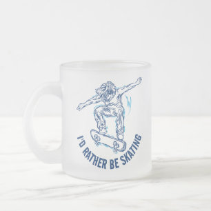 Tasse Givré Patinage En Milieu Air, Plutôt Patinage