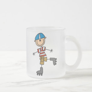 Tasse Givré Patineuse à roulettes en bâtonnets