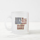 Tasse Givré Patriotique Juillet 4 (Gauche)