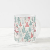 Tasse Givré Pattern Christmas Scandinavian (Devant droit)