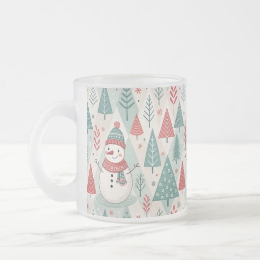 Tasse Givré Pattern Christmas Scandinavian (Gauche)