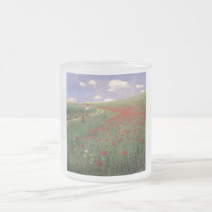 Tasse Givré Pavots dans le champ SZINYEI MERSE, Pál fleur roug