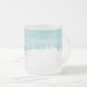 Tasse Givré Paysage De Forêt D'Hiver Neige Avec Des Épinettes (Devant droit)
