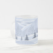 Tasse Givré Paysage hivernal (Devant gauche)