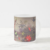 Tasse Givré Paysage tropical avec dix colibris (Devant droit)