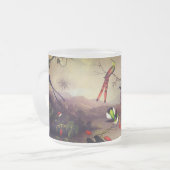 Tasse Givré Paysage tropical avec dix colibris (Devant gauche)