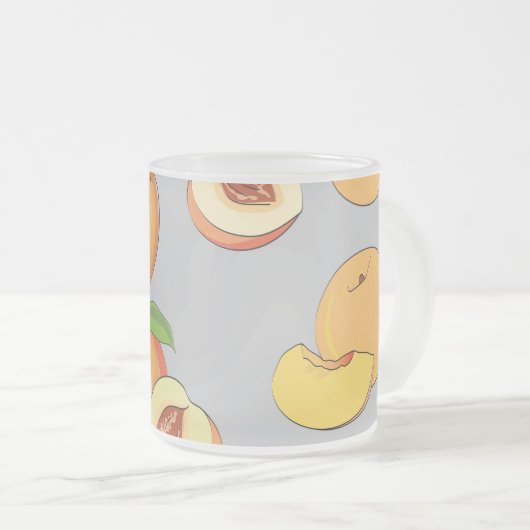 Tasse Givré Peach Pattern 6 (Devant droit)