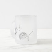 Tasse Givré Pêche pour des compliments (Devant gauche)