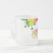 Tasse Givré peinture à éclaboussure, brosse (Devant gauche)