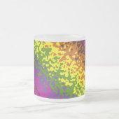 Tasse Givré Peinture arc-en-ciel Splatter Hippie Tons Terre Ab (Centre)