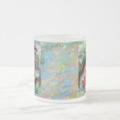 Tasse Givré Peinture de poissons de carpe de Koi (Centre)