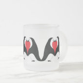 Tasse Givré Penguins Saint-Valentin (Devant droit)