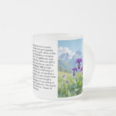 Tasse Givré Pensée (Devant droit)