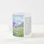 Tasse Givré Pensée (Devant gauche)