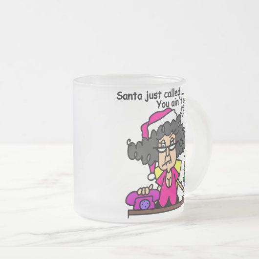Tasse Givré Père Noël appelée (Devant droit)