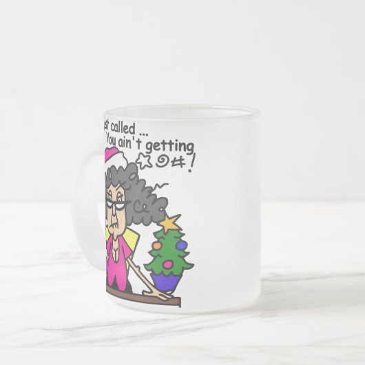 Tasse Givré Père Noël appelée (Devant gauche)