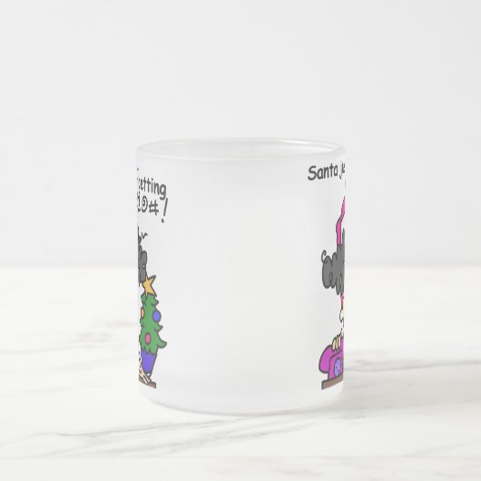 Tasse Givré Père Noël appelée (Centre)