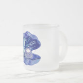 Tasse Givré Perle à l'intérieur d'un coquillage océanique (Devant droit)