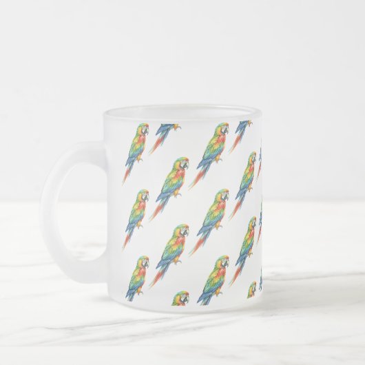 Tasse Givré Perroquet (Gauche)