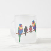 Tasse Givré Perroquets et aiguilles (Devant gauche)