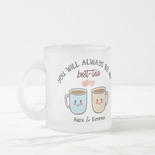 Tasse Givré Personalized Best-Tea Couple   (Gauche)