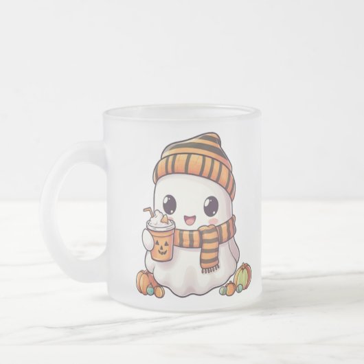 Tasse Givré Personalized Cozy Ghost and Pumpkin Spice Autumn M (Gauche)