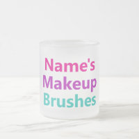 Personnalisable Votre nom brosse de maquillage Tit