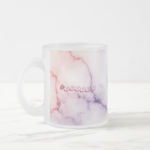 Tasse Givré Personnalisation du Motif en marbre couleur