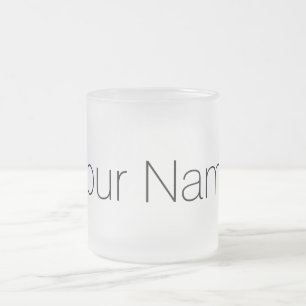 Tasse Givré Personnalisé avec votre copie nommée
