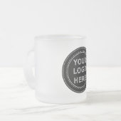 Tasse Givré personnalisé, moderne, minimaliste, design (Devant gauche)