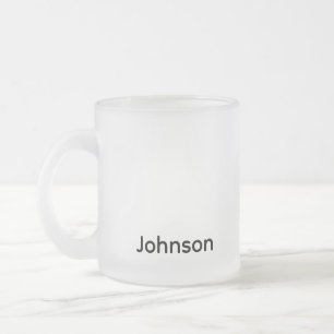 Tasse Givré Personnaliser le nom