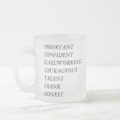 Tasse Givré Personnalité Coq chinois Zodiac Anniversaire FG Mu (Gauche)