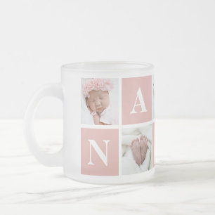 Tasse Givré Personnalité rose 5 Photo Nana Mug, grand-mère