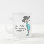 Tasse Givré Personne Du Matin (Gauche)