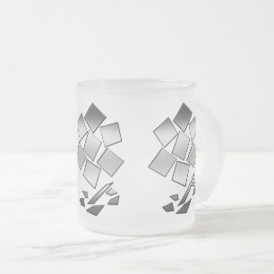 Tasse Givré Pétales de chrome