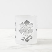 Tasse Givré Pétales de chrome (Centre)