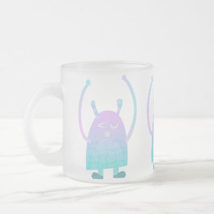Tasse Givré Petit Monstre Bleu Mignon