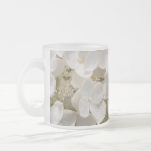 Tasse Givré Petites fleurs blanches
