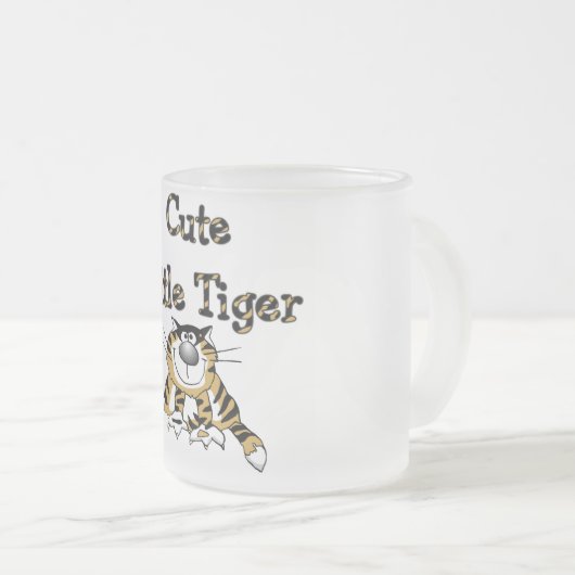 Tasse Givré Petits T-shirts et cadeaux mignons de tigre (Devant droit)