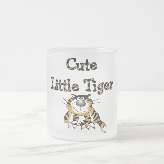 Tasse Givré Petits T-shirts et cadeaux mignons de tigre (Centre)