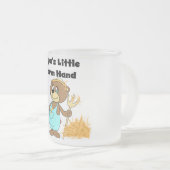 Tasse Givré Peu de T-shirts et cadeaux de main de la ferme du (Devant droit)