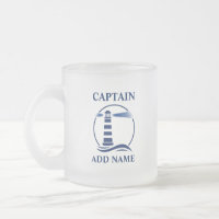 Phare nautique avec nom de capitaine ou de bateau